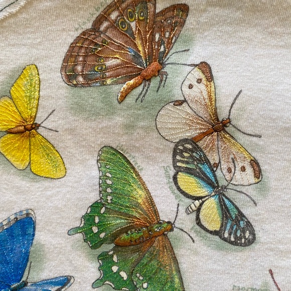 Vintage Oversized Butterfly T- Shirt - Picture 10 of 16